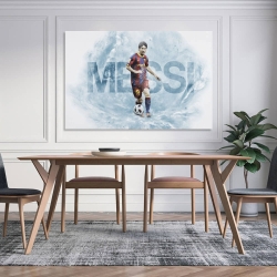 Lionel Messi Peinture sur toile sans cadre, impressions posters art mural pour déco maison chambre bureau