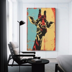 Girafe  Peinture sur toile sans cadre, impressions posters art mural pour déco maison chambre bureau
