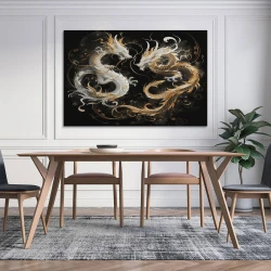 Dragon Peinture sur toile sans cadre, impressions posters art mural pour déco maison chambre bureau