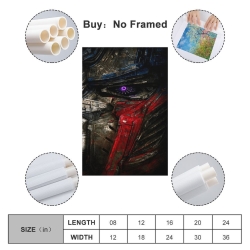 Transformers Optimus Prime Peinture sur toile sans cadre, impressions posters art mural pour déco maison chambre bureau