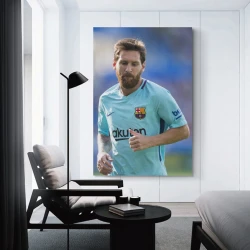 Lionel Messi Peinture sur toile sans cadre, impressions posters art mural pour déco maison chambre bureau