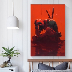 Marvel Deadpool Peinture sur toile sans cadre, impressions posters art mural pour déco maison chambre bureau