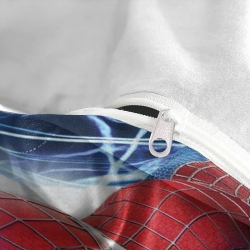 Avengers Spider Man 3D Gedruckter Bettbezug Weiche 3-teilige Bettwäsche für Jungen Mädchen