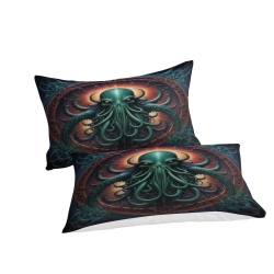 Mythe de l'horreur Cthulhu Housse de Couette Imprimée 3D Douce 3 Pièces Literie Garçons Filles