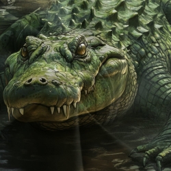 Crocodile Housse de Couette Imprimée 3D Douce 3 Pièces Literie Garçons Filles