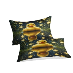 Canard Housse de Couette Imprimée 3D Douce 3 Pièces Literie Garçons Filles