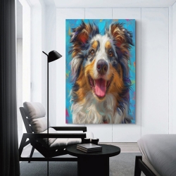 Berner Sennenhund Unrahmtes Leinwandbild, Wandkunst-Poster-Drucke für Zuhause, Schlafzimmer, Büro Dekoration