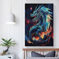 Dragon Peinture sur toile sans cadre, impressions posters art mural pour déco maison chambre bureau