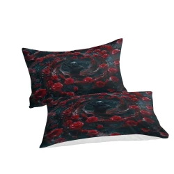 Crâne Housse de Couette Imprimée 3D Douce 3 Pièces Literie Garçons Filles