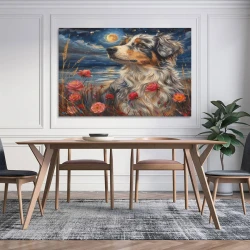 Bouvier bernois Peinture sur toile sans cadre, impressions posters art mural pour déco maison chambre bureau