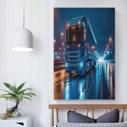 Gros camion Peinture sur toile sans cadre, impressions posters art mural pour déco maison chambre bureau