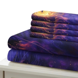 Chat Housse de Couette Imprimée 3D Douce 3 Pièces Literie Garçons Filles