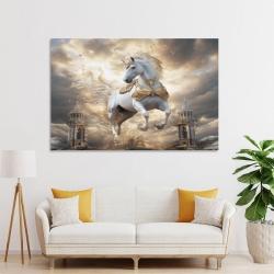 Pferd Unrahmtes Leinwandbild, Wandkunst-Poster-Drucke für Zuhause, Schlafzimmer, Büro Dekoration