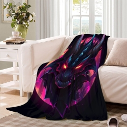 Drache 3D Gedruckte Fleece-Decke Weiche Gemütliche Decke für Sofa Bett Büro