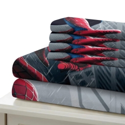Avengers Spider Man Housse de Couette Imprimée 3D Douce 3 Pièces Literie Garçons Filles