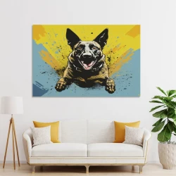 Pastore tedesco Pittura su tela senza cornice, stampe di poster arte murale per arredo casa camera ufficio
