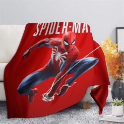 Avengers Spider-Man Plaid en Polaire Imprimé 3D Couverture Douce Confortable pour Canapé Lit Bureau