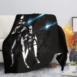 Stormtrooper Star Wars Manta de Forro Polar Impresa en 3D Suave y Acogedora para Sofá Cama Oficina  