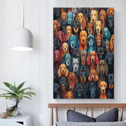 Golden Retriever Peinture sur toile sans cadre, impressions posters art mural pour déco maison chambre bureau