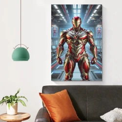 Avengers Iron Man Pittura su tela senza cornice, stampe di poster arte murale per arredo casa camera ufficio