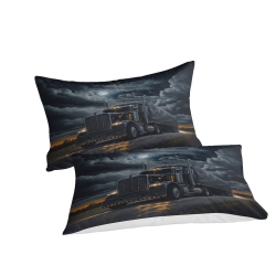 Gros camion Housse de Couette Imprimée 3D Douce 3 Pièces Literie Garçons Filles