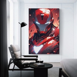 Avengers Iron Man Unrahmtes Leinwandbild, Wandkunst-Poster-Drucke für Zuhause, Schlafzimmer, Büro Dekoration