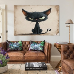 Persian Chat Peinture sur toile sans cadre, impressions posters art mural pour déco maison chambre bureau