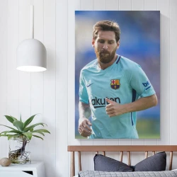 Lionel Messi Peinture sur toile sans cadre, impressions posters art mural pour déco maison chambre bureau