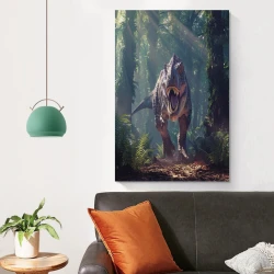 Dinosaure Peinture sur toile sans cadre, impressions posters art mural pour déco maison chambre bureau