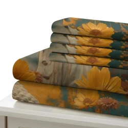 Buda Funda Nórdica Impresa en 3D Suave 3 Piezas Ropa de Cama para Niños Niñas