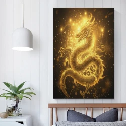 Drache Unrahmtes Leinwandbild, Wandkunst-Poster-Drucke für Zuhause, Schlafzimmer, Büro Dekoration