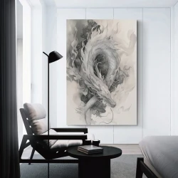 Dragon Peinture sur toile sans cadre, impressions posters art mural pour déco maison chambre bureau