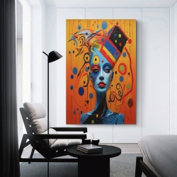 Art abstrait Femmes Peinture sur toile sans cadre, impressions posters art mural pour déco maison chambre bureau
