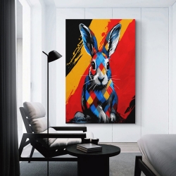 Lapin Petit lapin Peinture sur toile sans cadre, impressions posters art mural pour déco maison chambre bureau