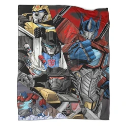 Transformers Megatron Plaid en Polaire Imprimé 3D Couverture Douce Confortable pour Canapé Lit Bureau