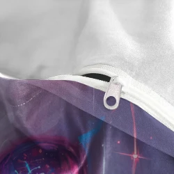 Chat Housse de Couette Imprimée 3D Douce 3 Pièces Literie Garçons Filles