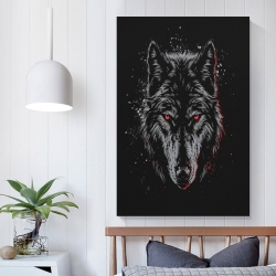 Loup Peinture sur toile sans cadre, impressions posters art mural pour déco maison chambre bureau