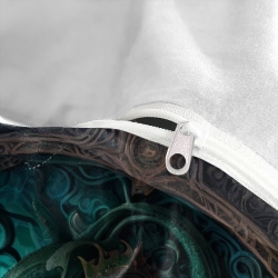 Mythe de l'horreur Cthulhu Housse de Couette Imprimée 3D Douce 3 Pièces Literie Garçons Filles