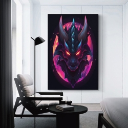 Dragon Peinture sur toile sans cadre, impressions posters art mural pour déco maison chambre bureau