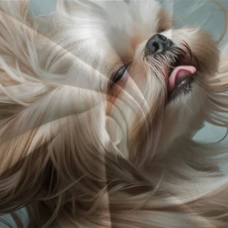 Shih Tzu Housse de Couette Imprimée 3D Douce 3 Pièces Literie Garçons Filles