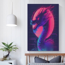 maligno Dragón Pintura en lienzo sin marco, impresiones de pósters arte pared para decoración hogar dormitorio oficina