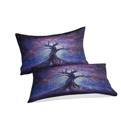 Arbre de vie Housse de Couette Imprimée 3D Douce 3 Pièces Literie Garçons Filles