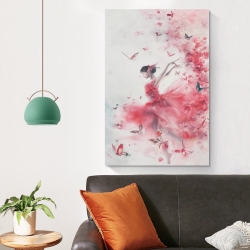 Papillon Peinture sur toile sans cadre, impressions posters art mural pour déco maison chambre bureau
