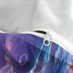 Phoque Housse de Couette Imprimée 3D Douce 3 Pièces Literie Garçons Filles