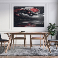Dragon Peinture sur toile sans cadre, impressions posters art mural pour déco maison chambre bureau