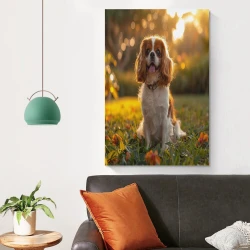 Shih Tzu Peinture sur toile sans cadre, impressions posters art mural pour déco maison chambre bureau