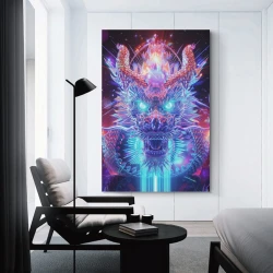 Dragon Peinture sur toile sans cadre, impressions posters art mural pour déco maison chambre bureau