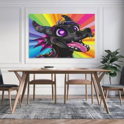 Dragón Pintura en lienzo sin marco, impresiones de pósters arte pared para decoración hogar dormitorio oficina