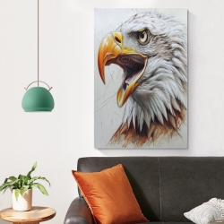 Aigle Peinture sur toile sans cadre, impressions posters art mural pour déco maison chambre bureau