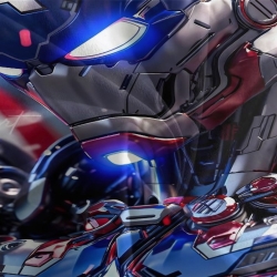 Avengers Iron Man 3D Gedruckter Bettbezug Weiche 3-teilige Bettwäsche für Jungen Mädchen